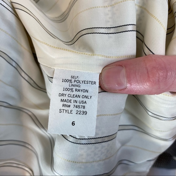 Lillie Rubin Jacket NWT Black & White Print - Picture 12 of 12